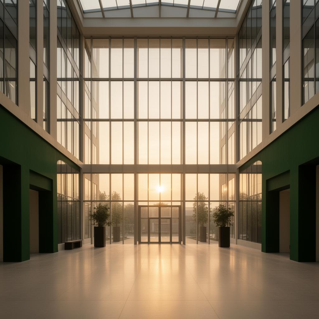 Modern architectural atrium representing the institutional foundation of The Prosperity Network